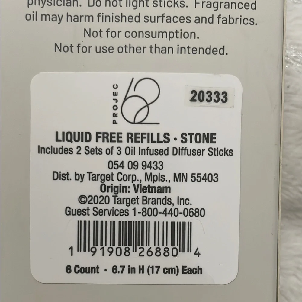 Stone Lemon Grapefruit Diffuser Refills